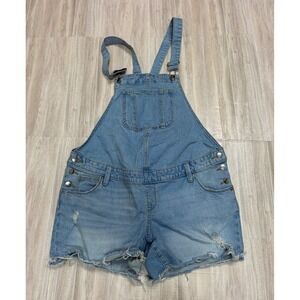 Isabel Maternity by Ingrid & Isabel Classic Blue Denim Overalls